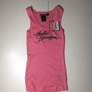 Harley Davidson pink tank